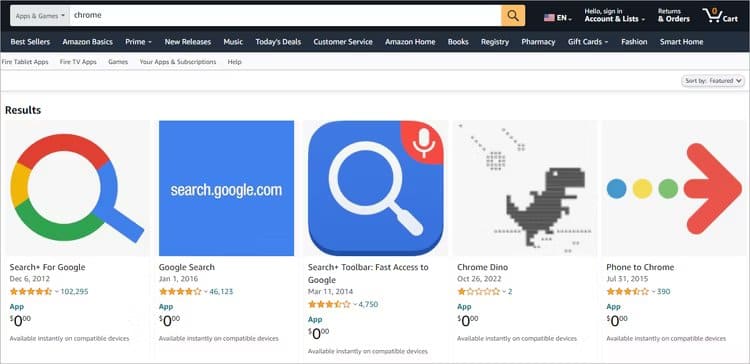 chrome-amazon أنت بحاجة إلى متجر Play على Fire Tablet للحصول على هذه التطبيقات العشرة الشائعة