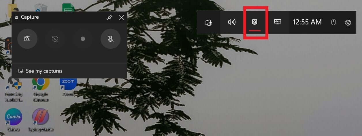 click-on-capture-icon-e1713875193680 كيفية تسجيل فيديوهات من فيسبوك بسهولة