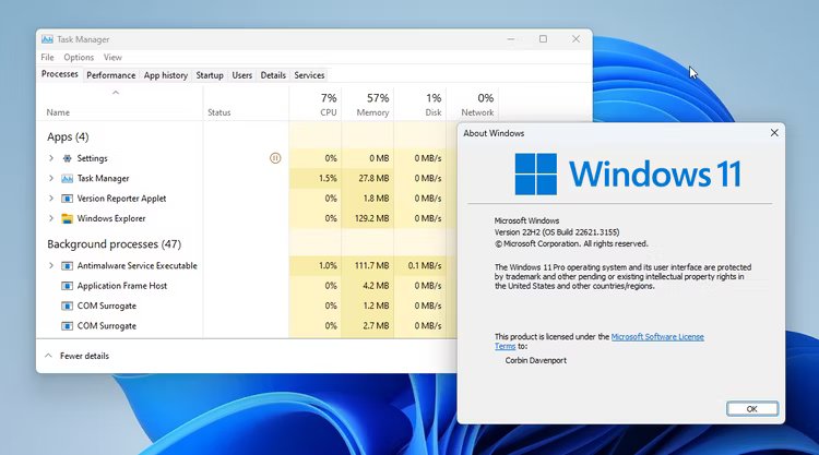 Windows 11 يخفي مدير المهام القديم - %categories
