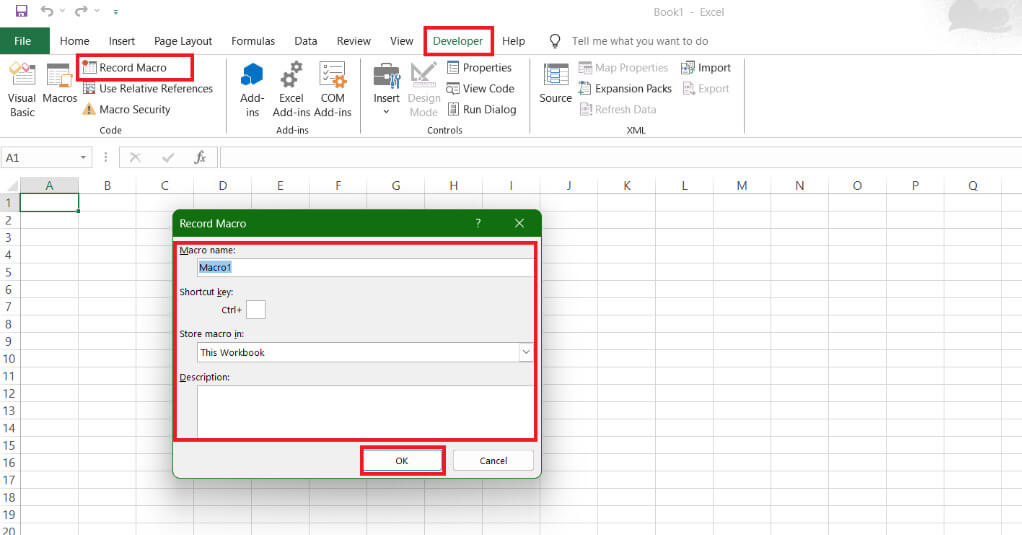 enter-the-macro-name-shortcut-key-of-your-choice-e1713009240649 كيفية إنشاء Macro في Windows 10