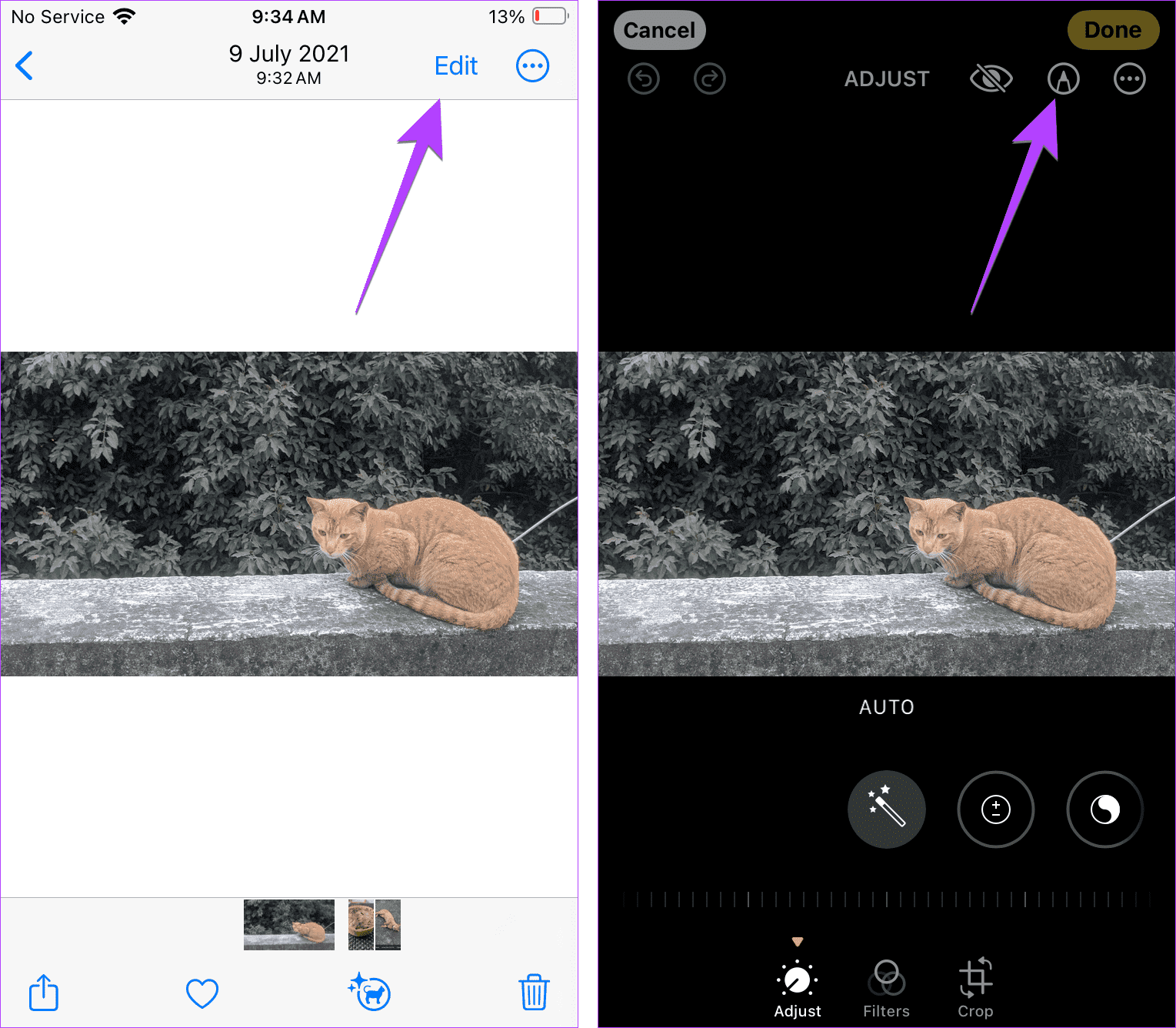 iPhone-edit-photo-and-use-markup-editor كيفية إضافة ملصق قطعة من صورة إلى صورة أخرى على iPhone