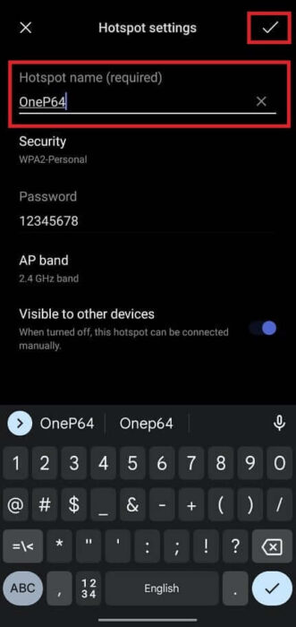 save-changes-e1712268077687 كيفية العثور على SSID لنقطة الاتصال المحمولة على Android