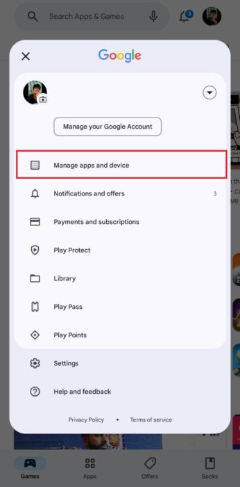 select-Manage-apps-and-device-e1712269564986 اختفاء الرسائل النصية على هاتف Android؟ كيف تصلحها