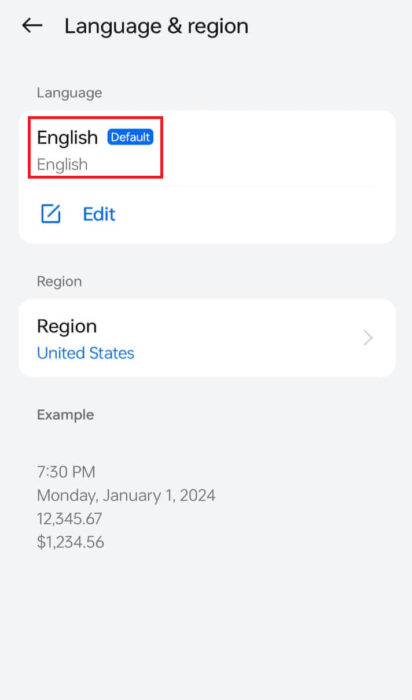 set-language-as-english-e1712328691330 لماذا لا أستطيع رؤية الرموز التعبيرية على Android