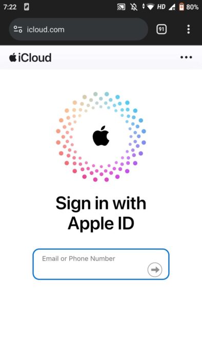 sign-in-with-your-apple-id-e1712004776177 كيفية الحصول على جهات الاتصال من iCloud إلى هاتف Android