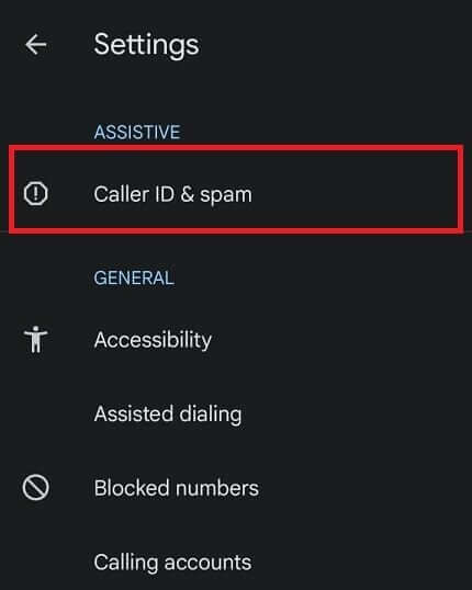tap-on-caller-id-e1713684344409 كيفية إزالة الرقم الخاص على Android