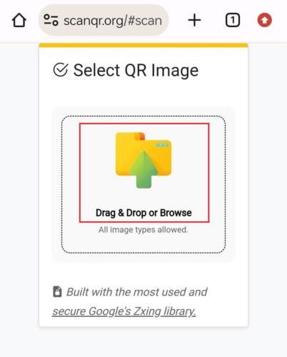 كيفية مسح رمز QR ضوئيًا من لقطة الشاشة على نظام Android - %categories