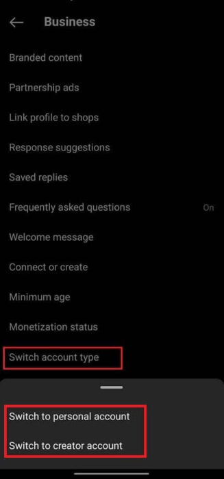 tap-on-switch-account-1-e1712327345563 كيفية إصلاح عدم ظهور رؤى Instagram Reels