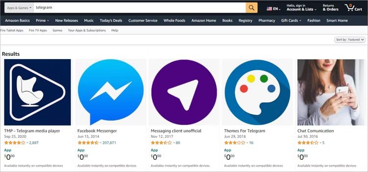 telegram-amazon أنت بحاجة إلى متجر Play على Fire Tablet للحصول على هذه التطبيقات العشرة الشائعة