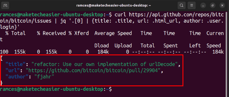 use-jq-json-linux-05-custom-json-object استخدام أمر jq لتحليل بيانات JSON على نظام Linux