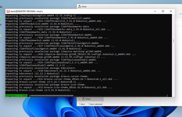 wsl-installing-kdenlive كيف (ولماذا) تشغل تطبيقات Ubuntu على Windows 11