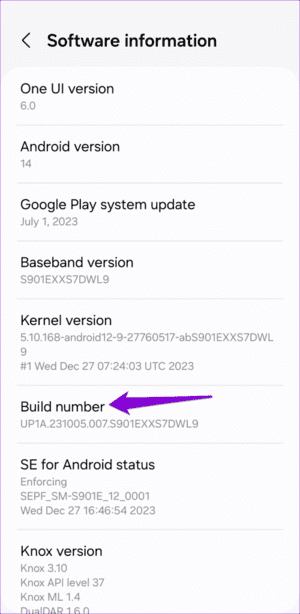 Build-Number-on-Samsung-Phone-500x1024-1 أفضل 7 طرق لتحسين جودة الصوت في هواتف Samsung Galaxy