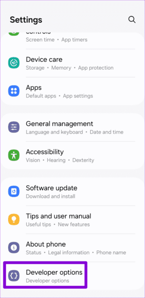 Developer-Options-on-Android-1-500x1024-1 أفضل 7 طرق لتحسين جودة الصوت في هواتف Samsung Galaxy