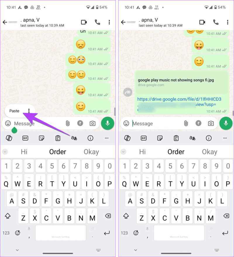 Google-Drive-file-link-send-on-whatsapp-934x1024-1 كيفية مشاركة ملف Google Drive أو رابطه على WhatsApp