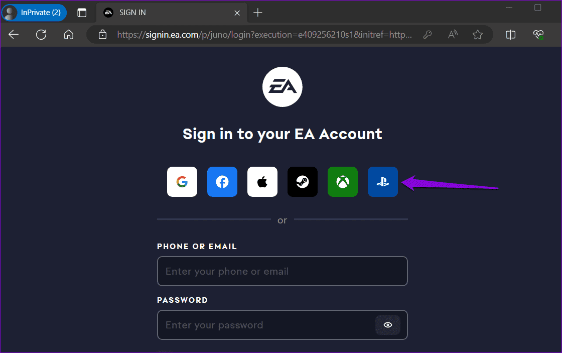 Link-EA-and-PSN-Accounts طريقتان لإصلاح خطأ "لا يمكن الاتصال باستخدام SSL" على PS4 أو PS5