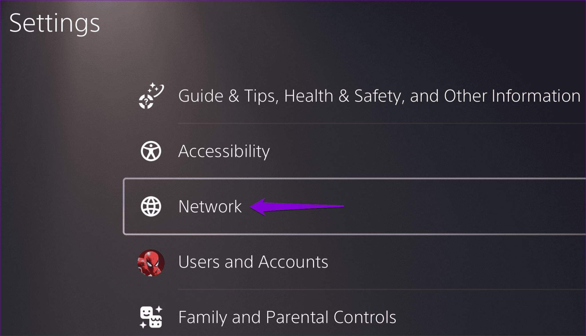 Open-Network-Settings-on-PS5-2048x1174-1 طريقتان لإصلاح خطأ "لا يمكن الاتصال باستخدام SSL" على PS4 أو PS5