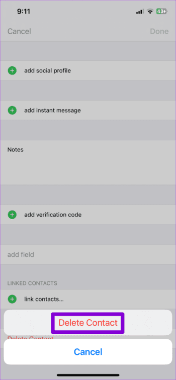 Confirm-Delete-Contact-From-iPhone-474x1024-1 كيفية إيقاف مكالمات WhatsApp من شخص ما دون حظره