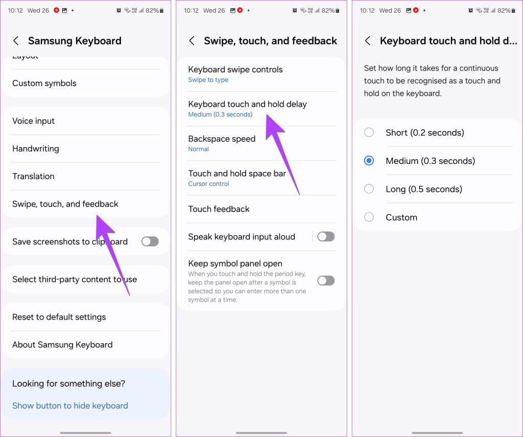 Samsung-Keyboard-special-characters-delay-time-1024x856-1 كيفية إزالة الرموز أو الأيقونات من لوحة مفاتيح Samsung