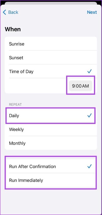 Select-Automation-Conditions أفضل 10 أفكار للأتمتة Automation على iPhone وكيفية إنشائها