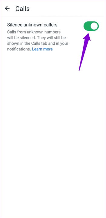 Silence-Unknown-Callers-on-WhatsApp-for-Android-500x1024-1 كيفية إيقاف مكالمات WhatsApp من شخص ما دون حظره