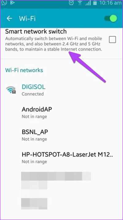 Smart-network-switch-android أفضل 15 طريقة لإصلاح مشكلات إعداد Amazon Echo وAlexa