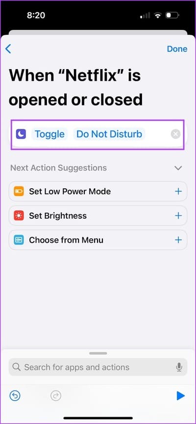 Toggle-Do-Not-Disturb أفضل 10 أفكار للأتمتة Automation على iPhone وكيفية إنشائها