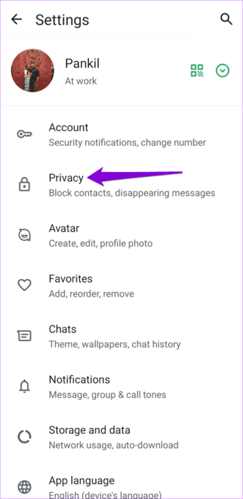 WhatsApp-Privacy-Settings-on-Android-500x1024-1 كيفية إيقاف مكالمات WhatsApp من شخص ما دون حظره