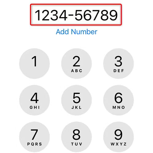 1-iphone-enter-phone-number طريقة الاتصال برقم داخلي على هواتف iPhone وAndroid بسهولة