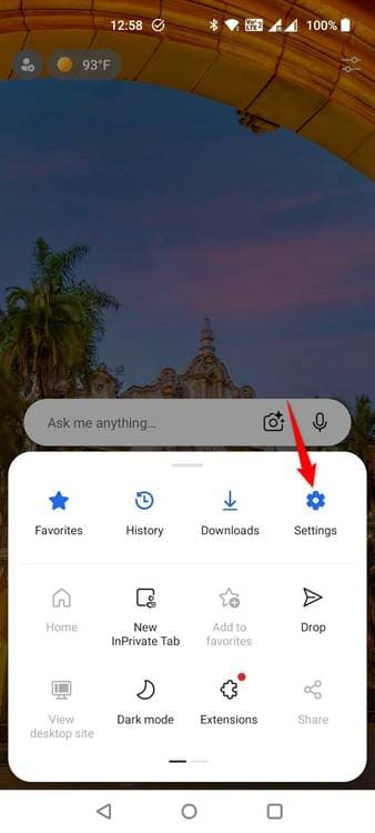 12-edge-mobile-settings طرق تفعيل خاصية عدم التتبع في متصفحات الويب لضمان خصوصيتك