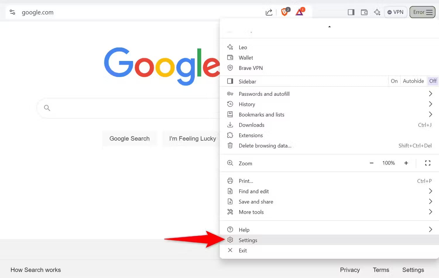 14-brave-desktop-settings طرق تفعيل خاصية عدم التتبع في متصفحات الويب لضمان خصوصيتك