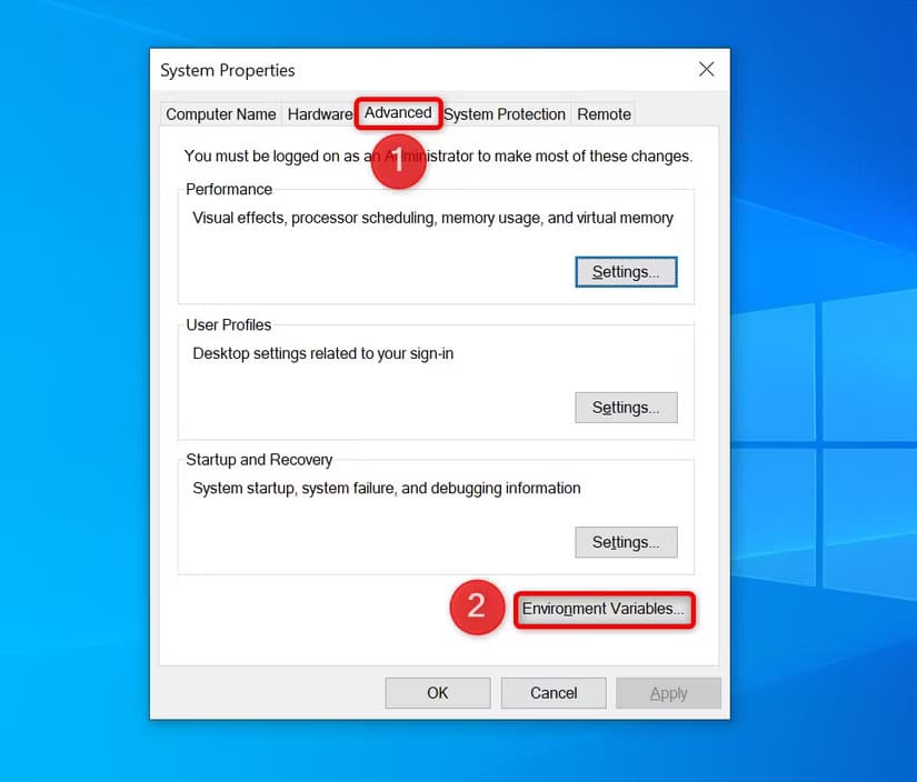 16-windows-environment-variables تمكين واستخدام ADB اللاسلكي على هاتف Android بسهولة