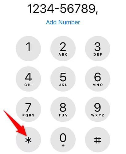 2-iphone-press-asterisk طريقة الاتصال برقم داخلي على هواتف iPhone وAndroid بسهولة