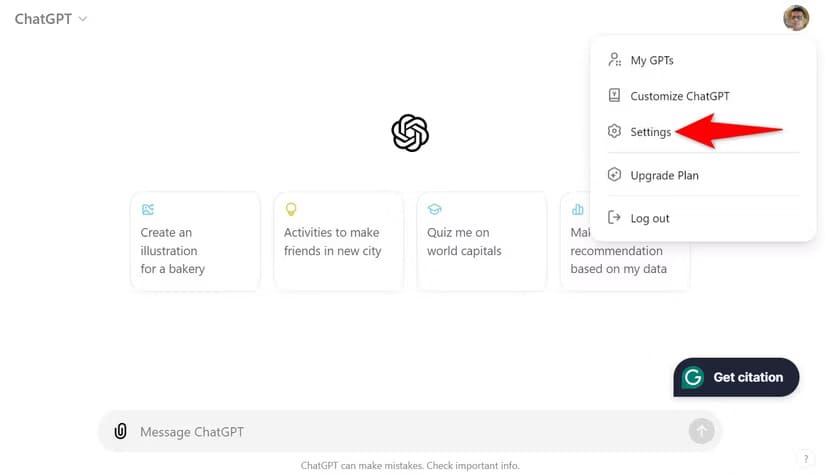 20-chatgpt-desktop-settings-3 تعطيل ذاكرة ChatGPT وكيفية حذف البيانات المحفوظة