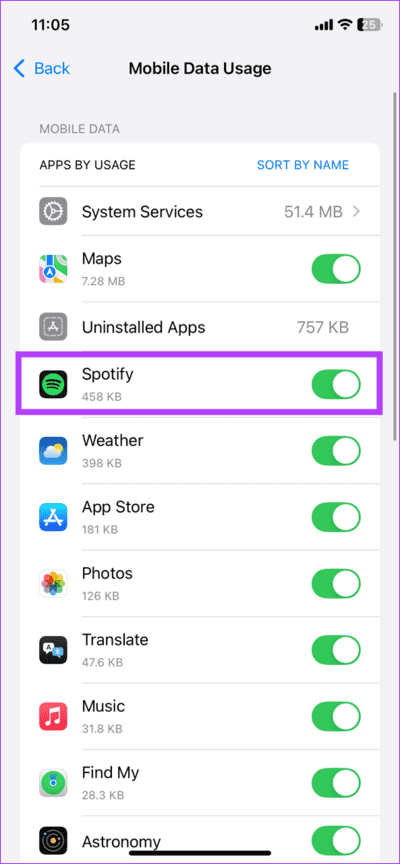 26-turn-off-mobile-data-for-spotify كيفية جعل Spotify يستخدم بيانات جوال أقل