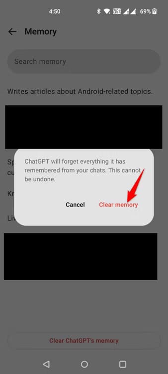 29-chatgpt-mobile-confirm-delete-all-memory تعطيل ذاكرة ChatGPT وكيفية حذف البيانات المحفوظة