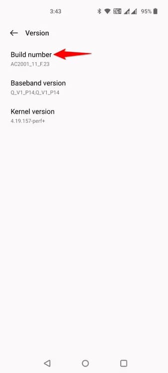 3-android-build-number تمكين واستخدام ADB اللاسلكي على هاتف Android بسهولة