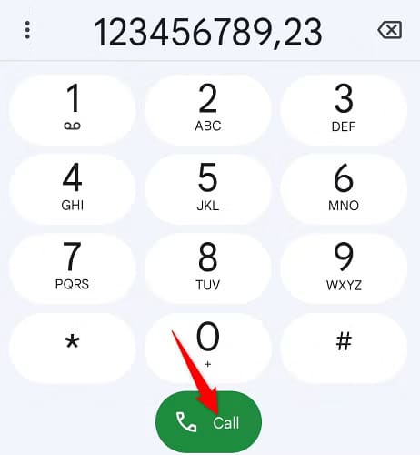 6-android-dial-extension طريقة الاتصال برقم داخلي على هواتف iPhone وAndroid بسهولة