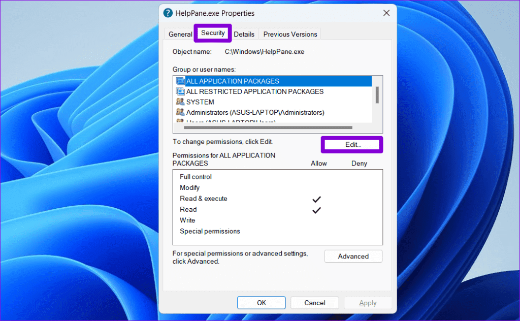 HelpPane-Permission-Settings-1024x632-1 3 إصلاحات لمشكلة "كيفية الحصول على المساعدة في Windows" تظهر باستمرار