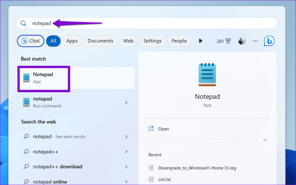 Open-Notepad-on-Windows-1-1024x638-1 3 إصلاحات لمشكلة "كيفية الحصول على المساعدة في Windows" تظهر باستمرار