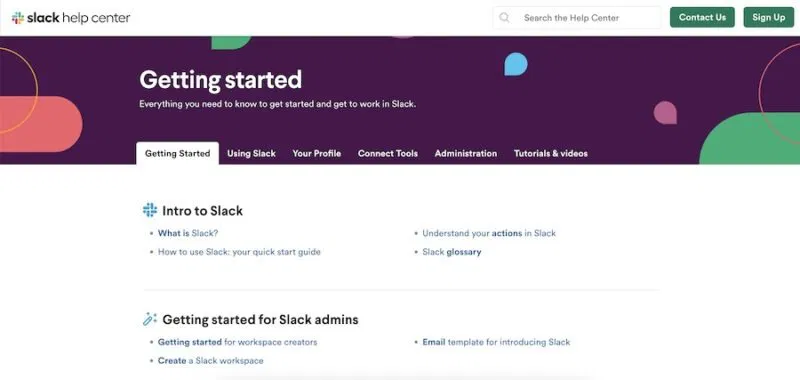 Slack-Help-Center-800x380-1 مقارنة شاملة بين مميزات وخيارات Slack المجاني والمدفوع: هل تستحق الترقية؟