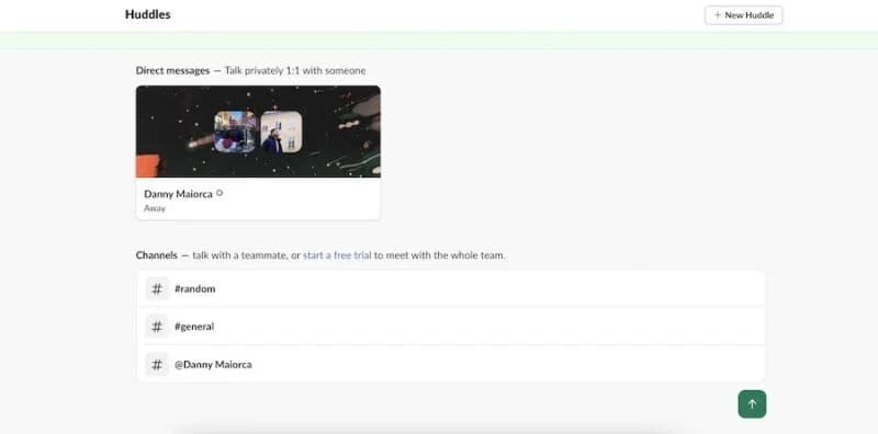 Slack-Huddles-800x396-1 مقارنة شاملة بين مميزات وخيارات Slack المجاني والمدفوع: هل تستحق الترقية؟