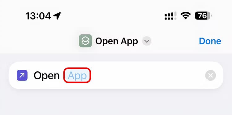 apple-ios-18-shortcuts-open-app-action-app-name-annotation اكتشف كيفية إخفاء أسماء التطبيقات على شاشة iPhone الرئيسية بكل سهولة