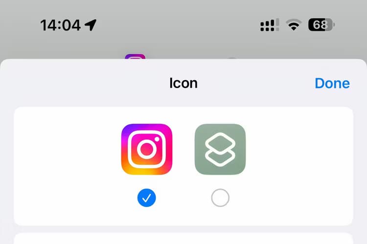 apple-ios-18-shortcuts-open-app-automation-save-to-home-screen-choose-icon اكتشف كيفية إخفاء أسماء التطبيقات على شاشة iPhone الرئيسية بكل سهولة