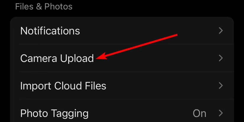 camera-upload-option-onedrive-iphone ثمانية نصائح أساسية للاستفادة القصوى من OneDrive