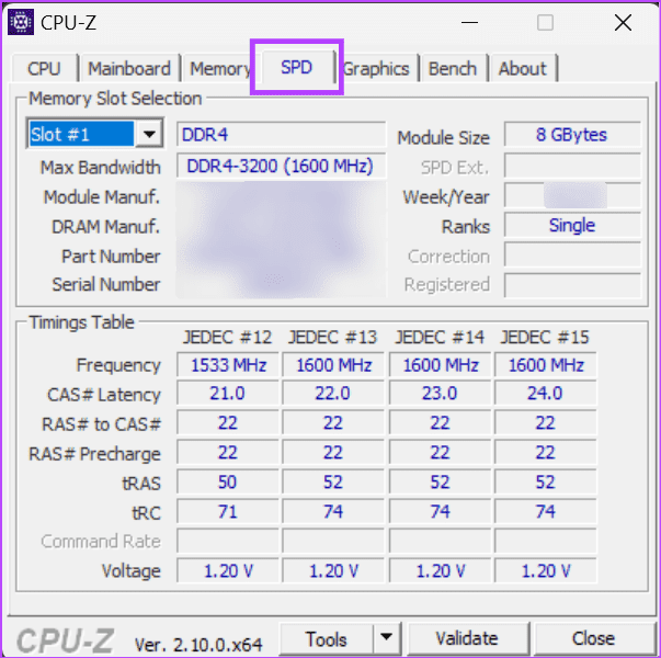 check-RAM-info-1 هل يمكنك ترقية ذاكرة الوصول العشوائي (RAM) على جهاز الكمبيوتر المحمول Windows؟