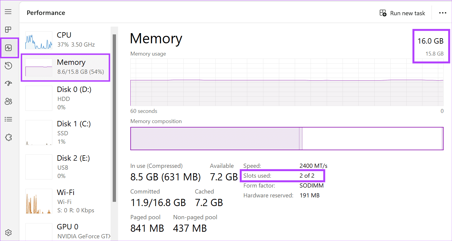check-if-RAM-is-installed كيفية تثبيت ذاكرة الوصول العشوائي (RAM) على جهاز الكمبيوتر المحمول Windows