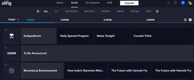 freestream-guide طرق إلغاء Sling TV ومتابعة مشاهدة العروض بدون تكلفة