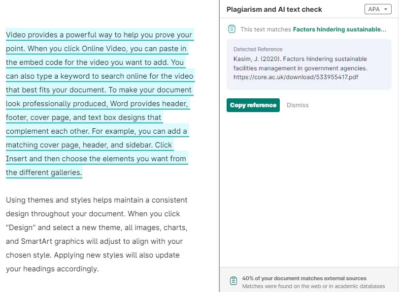 grammarly-palagrism كيفية استخدام Microsoft Word للتحقق من الانتحال بشكل فعال