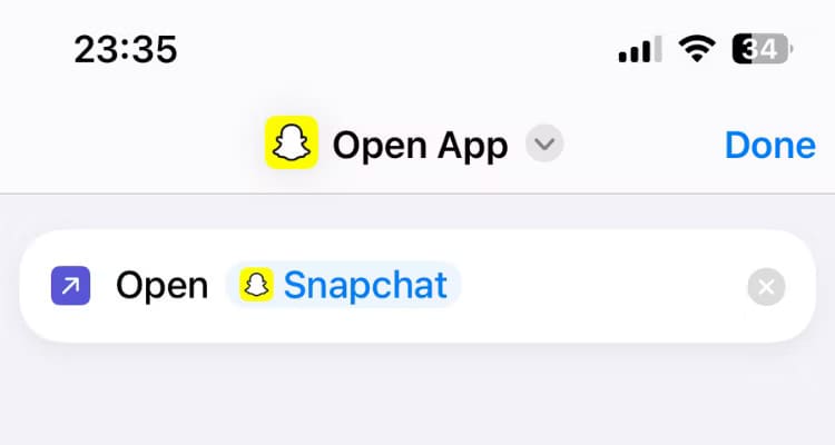 open-app-iphone-shortcut أفضل اختصارات زر الإجراء على iPhone لتحسين استخدامك اليومي