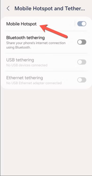 samsung-open-hotspot-settings أفضل الطرق لتعزيز اتصال Wi-Fi على هواتف Samsung Galaxy